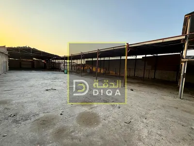Open yard + open shed + labor camp for rent in industrial 6