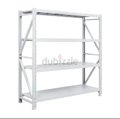 Heavy Duty Metal Storage Shelving Rack - 4 Tier Industrial Shelf