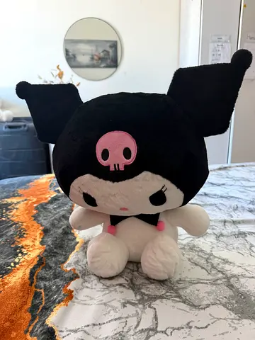 Sanrio Kuromi plush toy - soft stuffed doll, good condition