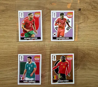 Panini EXTRA Stickers FIFA World Cup 2026 - Achraf, Son, Jimenez, Doku