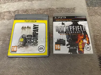 PlayStation 3 games - Battlefield Bad Company 1 platinum and 2 ultimate edition