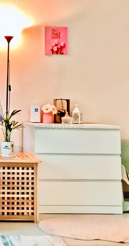 IKEA white 3-drawer chest of drawers.  Excellent condition