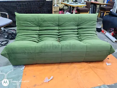 Green 3-Seater Convertible Sofa Dubai handmade
