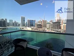 Canal View &amp;Burj Khalifa View 1BR | Balcony Apartment