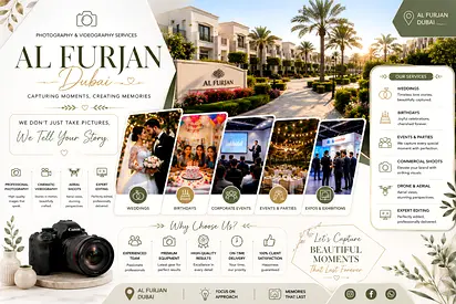 🏙️📸 Al Furjan Photographer Videographer | Premium Photography, Videography Creative Co
