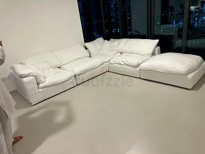 Marina Home Lucious feather 🪶 filled Modular sofa with footstool