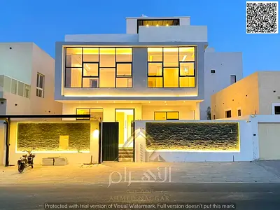 للبيع فيلا فاخرة بمنطقة الزاهية – موقع استثنائي على الشارع الرئيسي | خلف مسجد و جميع الخدمات | 6 غرف ماستر وروف | جاهزة للسكن