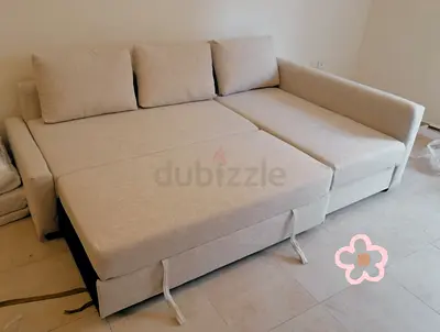 Ikea friheten L shape sofa cum bed with storage in L ( L fixable to right or left)