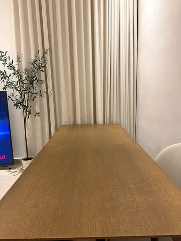 Solid Wood Extendable Dining Table — Good Condition