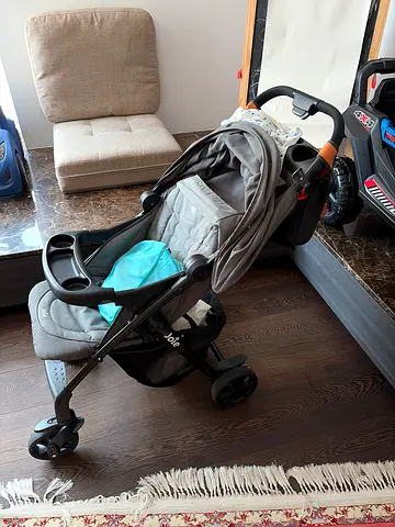 Joie compact stroller in good condition - light grey