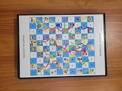 MOVING OUT SALE: Snakes  Ladders Board Game — Classic Family Game, Good Condition