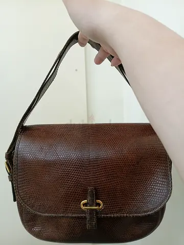 Hermes lizard sling bag rare collectors piece