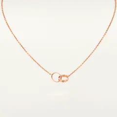 Cartier LOVE bracelet and Necklace (Pendant) 18k Rose Gold