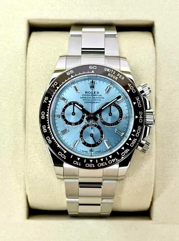 Rolex Daytona Platinum Ice Blue Men’s Watch 1:1 Clone With Box