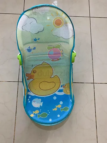 Baby Bath Support Bather with Duck Print - Lightweight and Cushioned