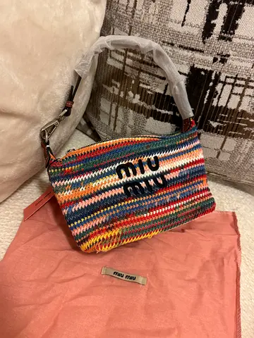 Miu Miu Crochet Pouch / Crochet Mini Hobo