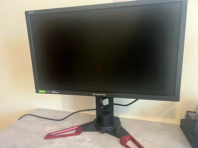 Acer Predator XB241H Bmipr 24-Inch Full HD 1920x1080 NVIDIA G-Sync Display, 144Hz, 2 x 2w speakers,