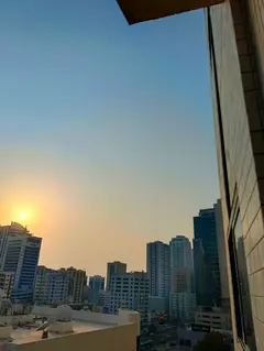 Annual apartment for rent in Sharjah, Al Qasimia Al Nad area, King Faisal Street, directly next to N