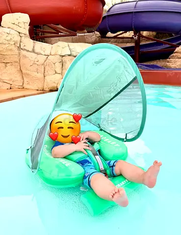 Mambobaby Pool Float with Sun Canopy