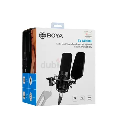 Boya M1000 Large Diaphragm Condenser Microphone with Pantum