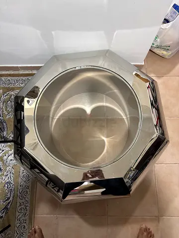 Octagonal Mirrored Glass Coffee Table/ Sofa Table