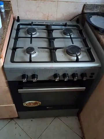 4-Burner Gas Cooker with Oven fridge and washing machine- Good Working Condition and 3 seater sofa