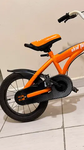 Kids Orange 16-inch Bicycle with Training Wheels (Good Condition)