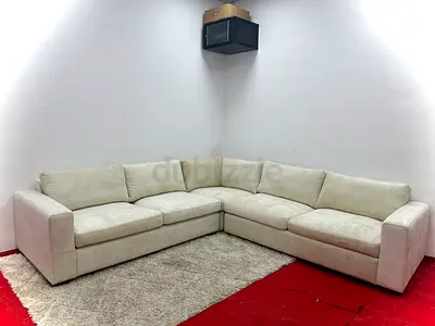 Perfect condition pottery barn beige sofa