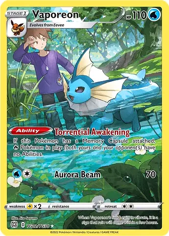 Vaporeon Full Art Silver Tempest