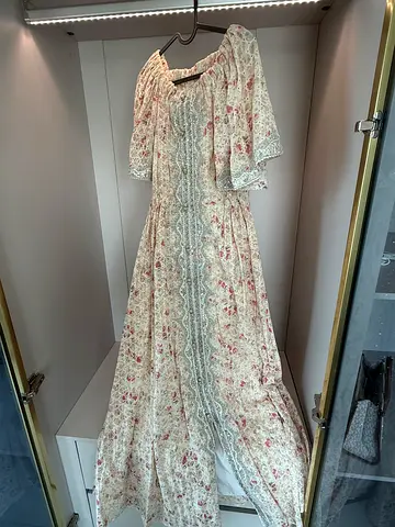 Lightweight floral maxi dress - free size
