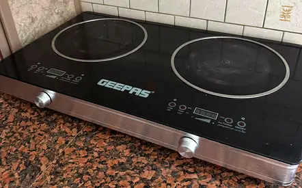 Geepas Double Induction Cooker – Excellent Condition