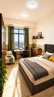 🌟 Luxury Master Room | Private Bathroom | First Week FREE | Palace Tower DSO | AED 3,499