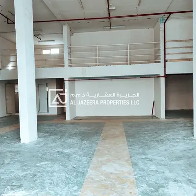 3000 SQ FT WAREHOUSE WITH MAZZININE AVAILABLE FOR RENT WITH 3PHASE ELECTRIC In INDUSTRIAL AREA JURF 2 AJMAN