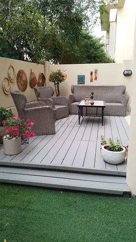Garden sofa, sofa chair and coffee table