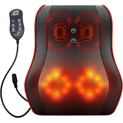 Shiatsu Back Neck Massager Cervical Spine Pillow Massager Neck Massager Pillow Neck Waist Shoulder