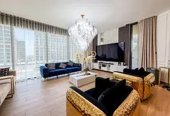 High Floor 3BR + Maid's | Full Lagoon Views | Upgraded &amp; Largest Layout | Waves Grande