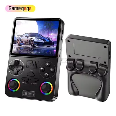 Handheld Retro Game Console J36 Ultra with Controller Grip