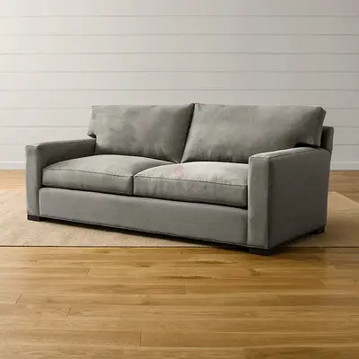 Top quality crate and barrel axis gray 3 seater sofa for sale