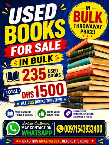 Writing 📚 Personal Book Collection for Sale – Sharjah Quality used books from a personal collection