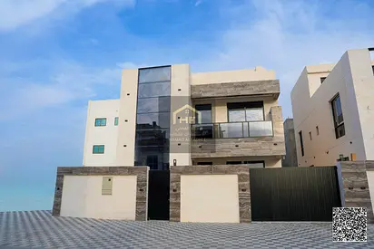 🏡 Luxury Custom-Built Villa for Sale in Al Helio – Ajman ✨ Stone Facade with Super Deluxe Custom Finishes on an Asphalt/Paved Road! 📍 Location: Aj