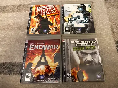 Bundle of 4 PS3 Games - Splinter Cell, EndWar, Ghost Recon, Rainbow Six