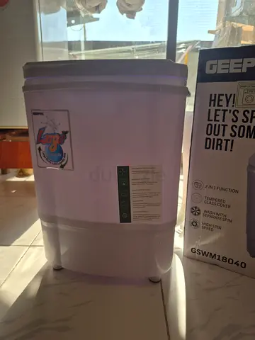 Portable Mini Washing Machine - Compact Twin Tub (Used)