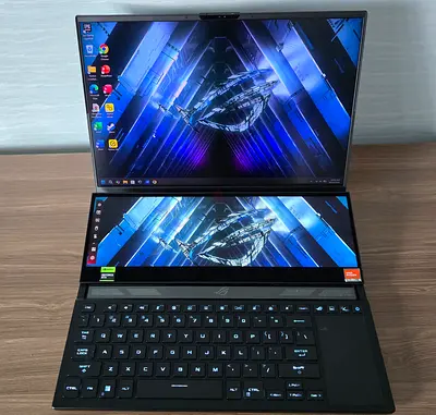 ASUS ROG Dual-Screen Gaming Laptop (ZenBook Duo style) — Excellent Condition
