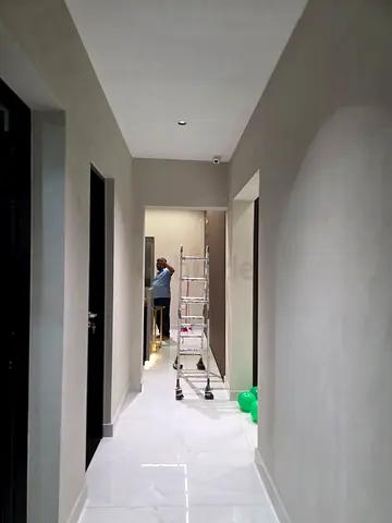 Paint and ceiling work