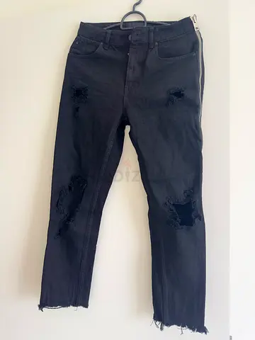 Alexander $%! Black Cult Side Zip Jeans - Size 27