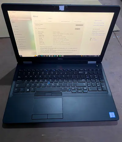 Dell Latitude i7 Laptop - 15.6 with Windows 10