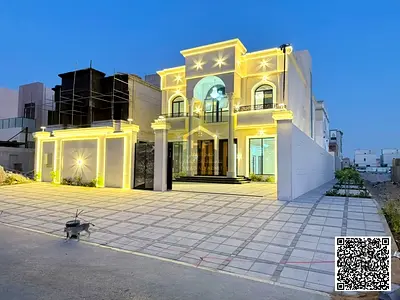 Own a luxurious, classic-designed two-story villa with a rooftop terrace and a 5,000 sq ft swimming pool at a negotiable price directly on Sheikh Amma