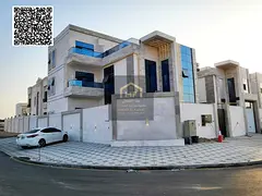 For sale: Two-story villa with a roof terrace and 6 bedrooms in Al-Haliyo 2 area. Modern design, ful