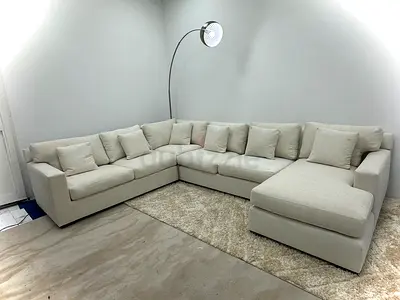 Still brand new cratebarrel Ushape sofa