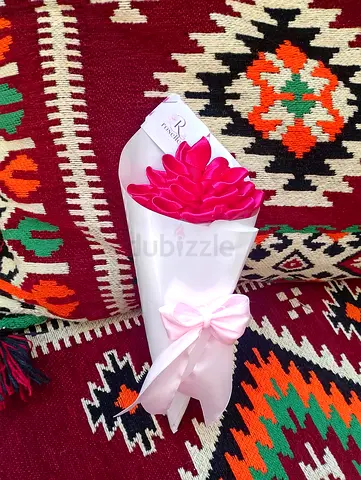 Roselle Handmade Satin Ribbon Flower Bouquet